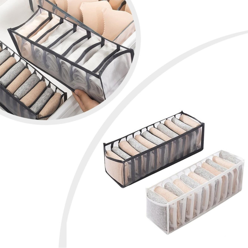Organizer do szuflady na bieli – Sock Organizer Tray recenzja i cena