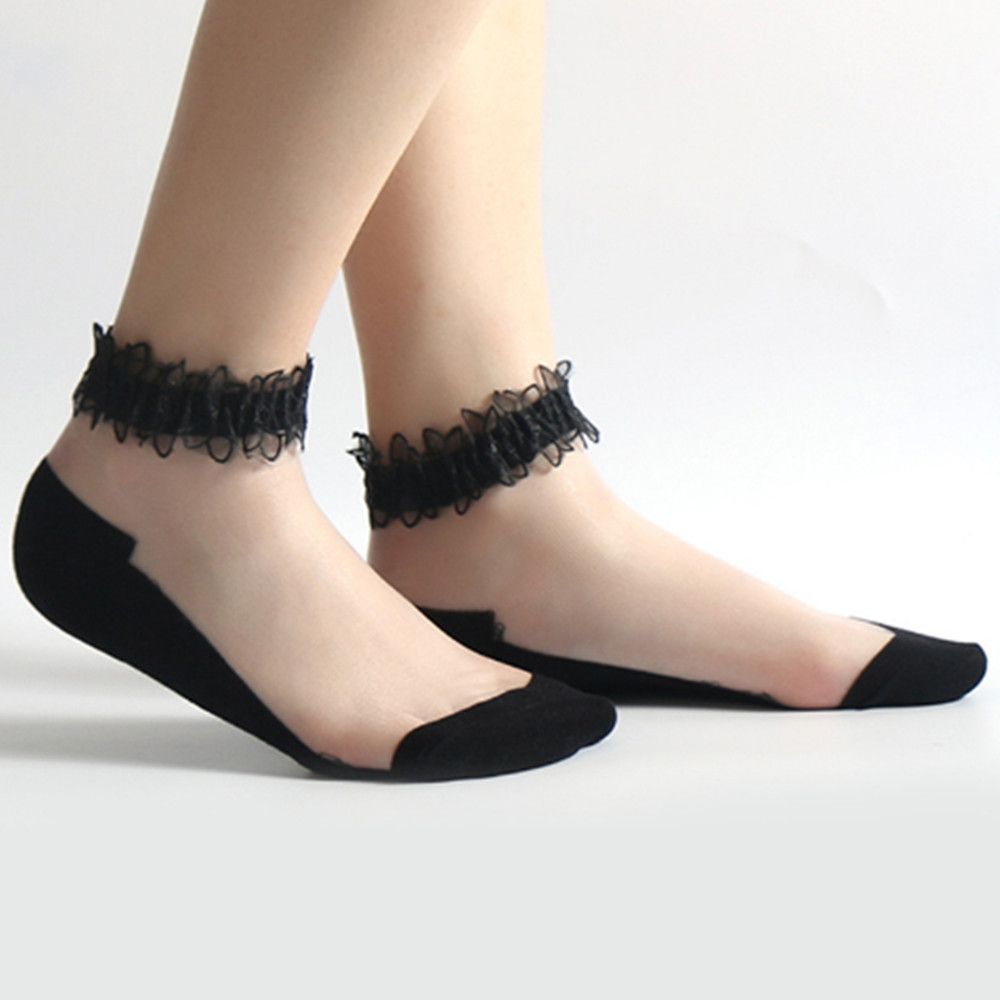 Kobieta Koronkowe krótkie skar – Invisibility Sock Loafer recenzja i cena
